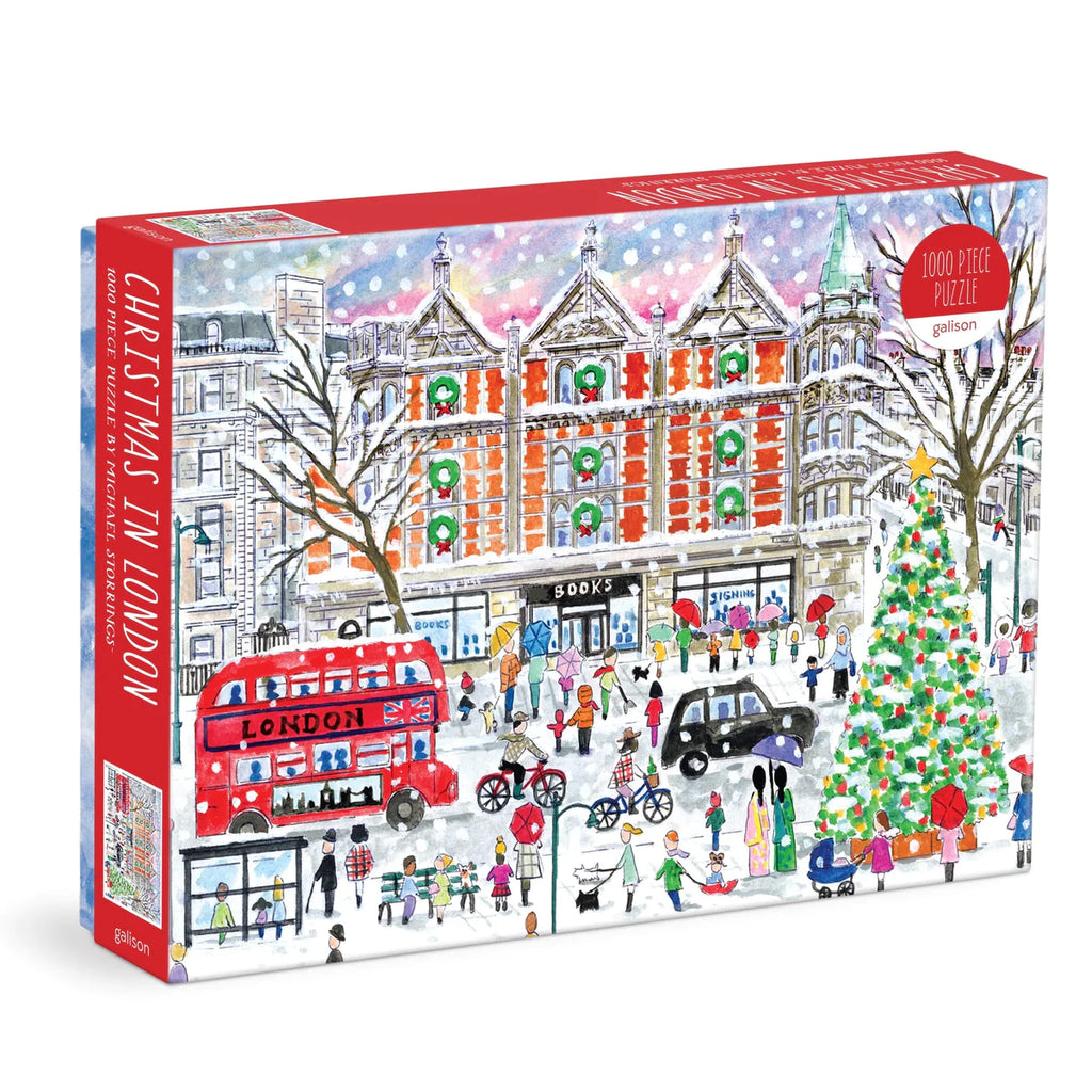 Puzzle Christmas Michael Storrings Christmas In London 1000 Piece Jigsaw Puzzle