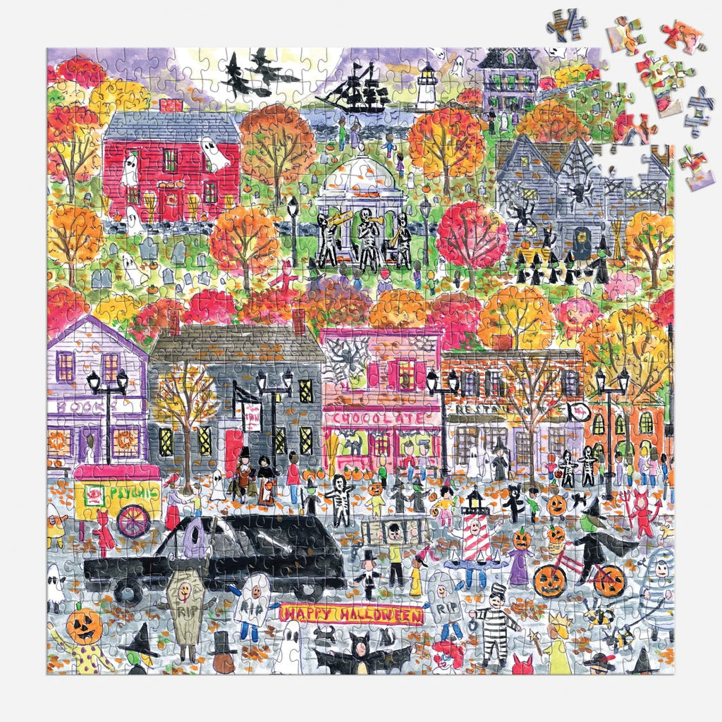 Puzzle Michael Storrings Halloween Parade 500 Piece Puzzle