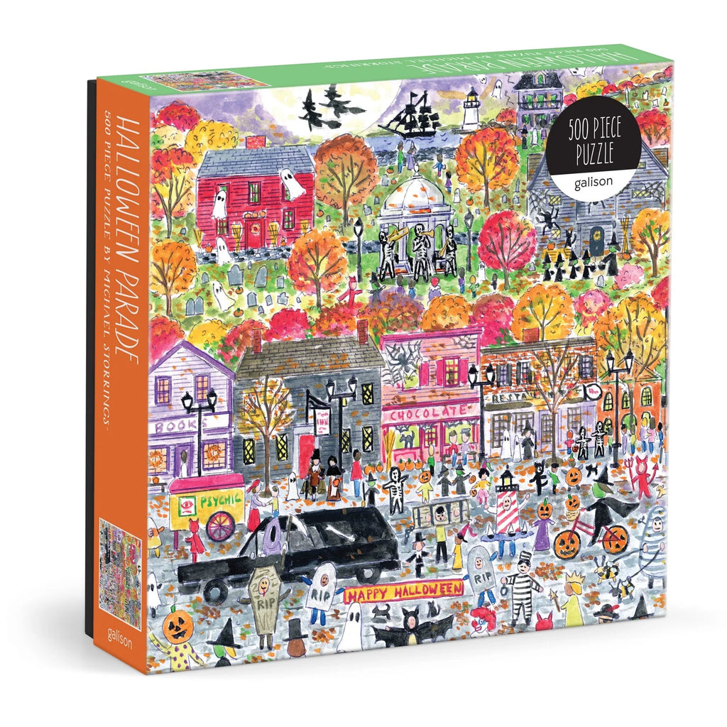 Puzzle Michael Storrings Halloween Parade 500 Piece Puzzle