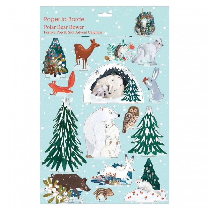 Christmas Advent Calendar Roger La Borde Pop & Slot Advent Calendar Polar Bear
