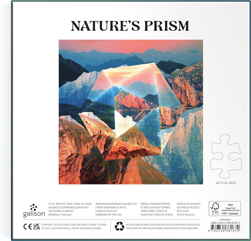 Puzzle Nature's Prism 500 Piece Jigsaw Puzzle
