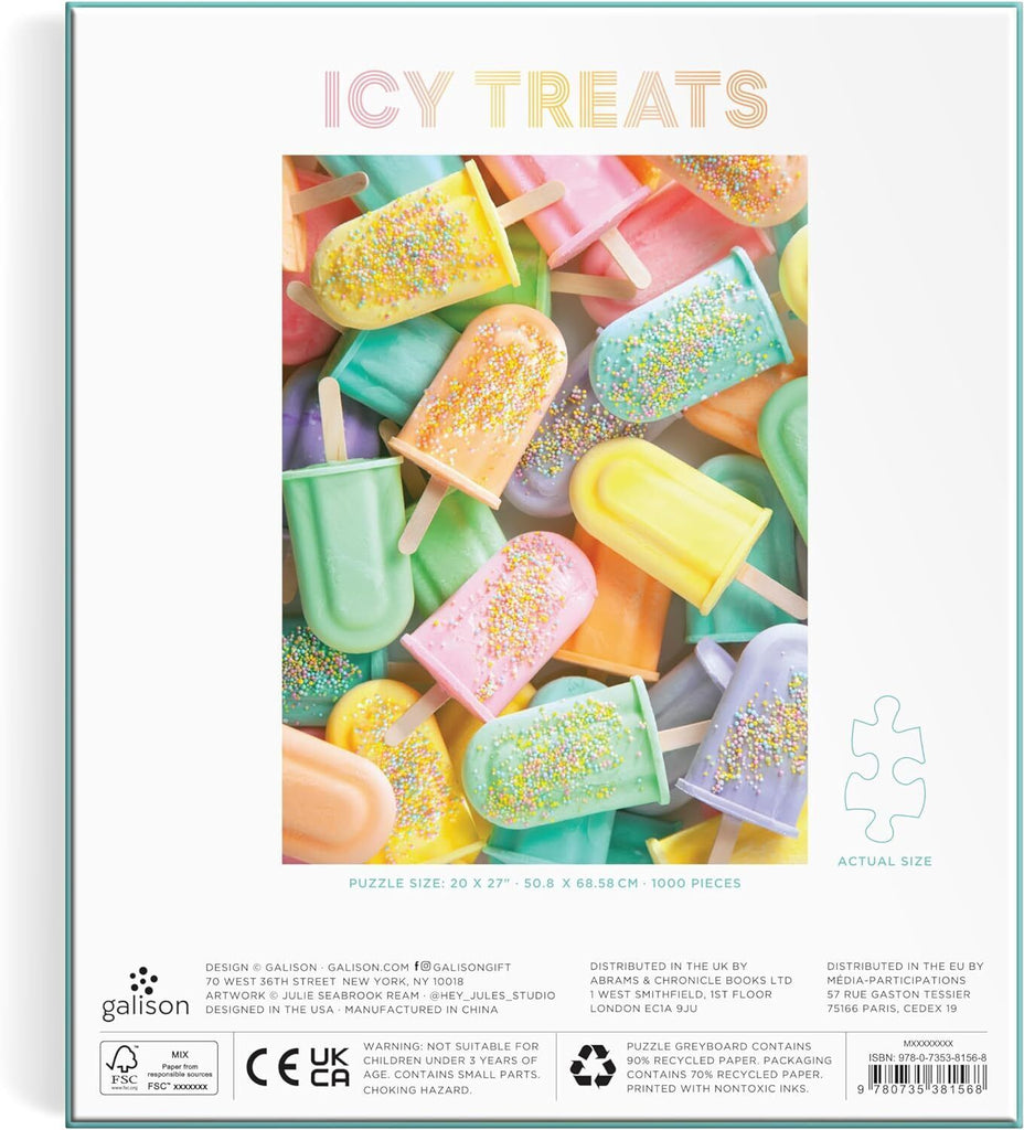 Puzzle Icy Treats 1000 Piece Jigsaw Puzzle