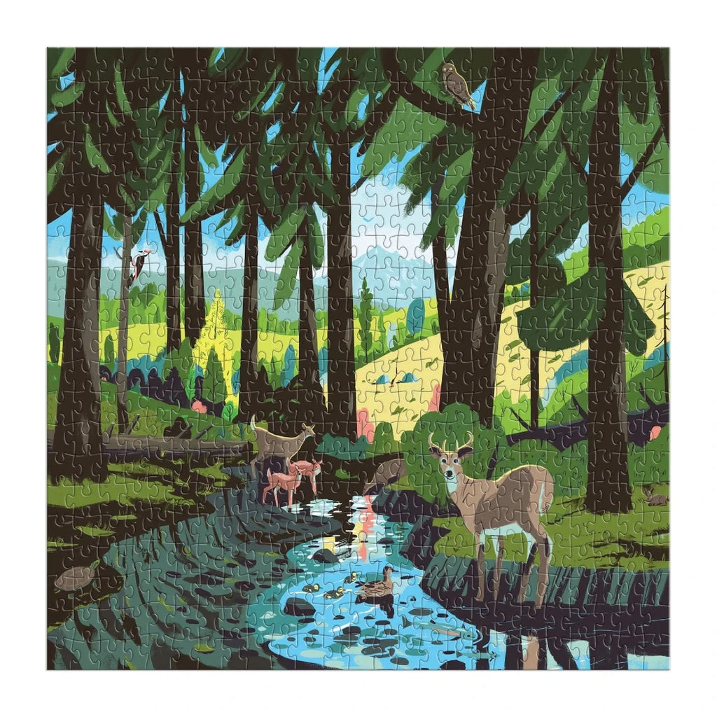 Puzzle Woodland Pass 500 Piece Puzzle