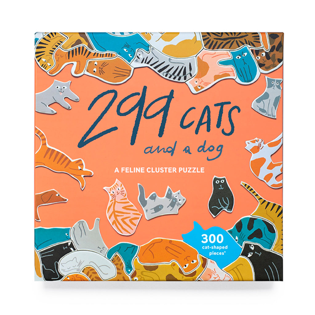 Puzzle 299 Cats And A Dog 300 Piece Jigsaw Puzzle