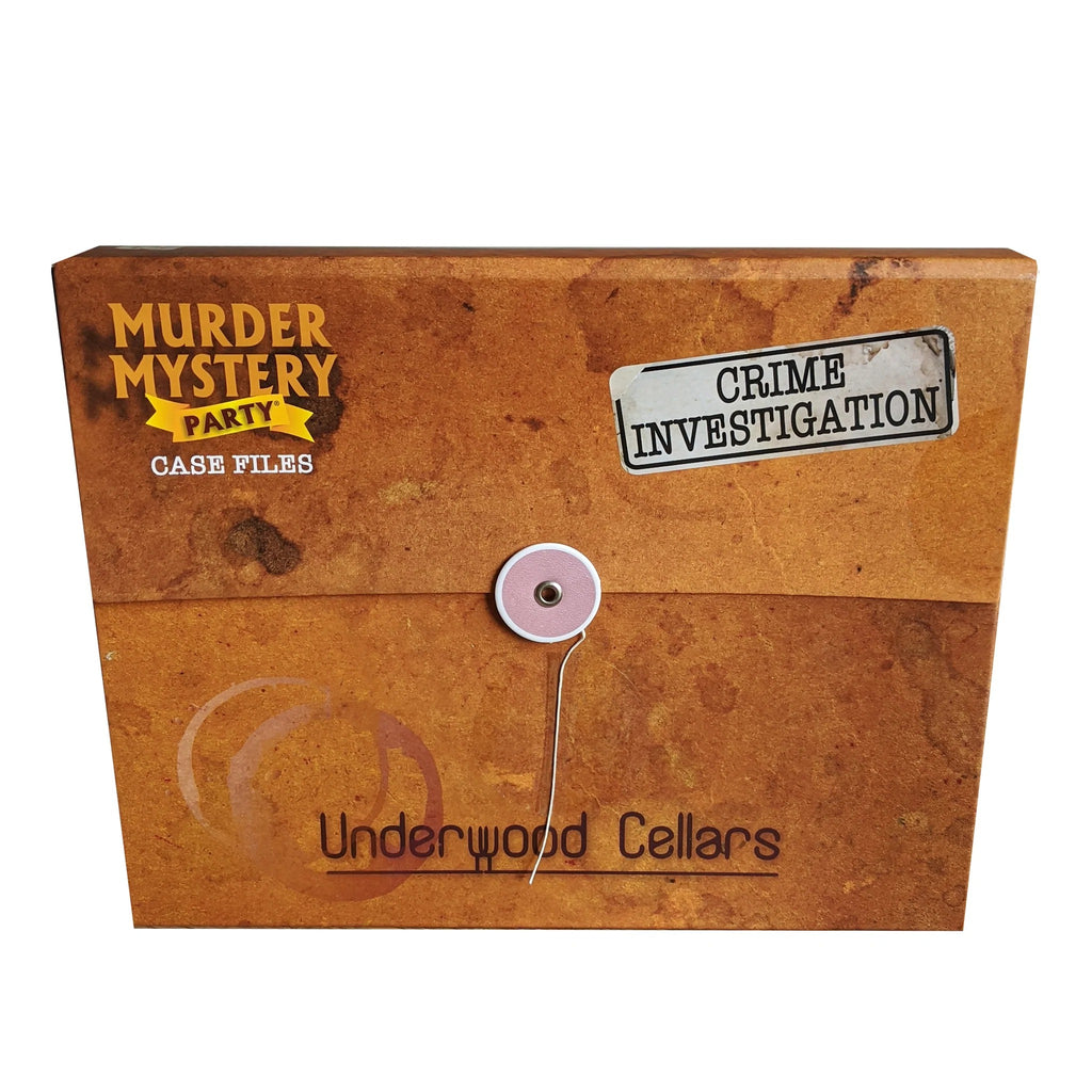 Puzzle Murder Mystery Party Case Files Game Underwood Cellars