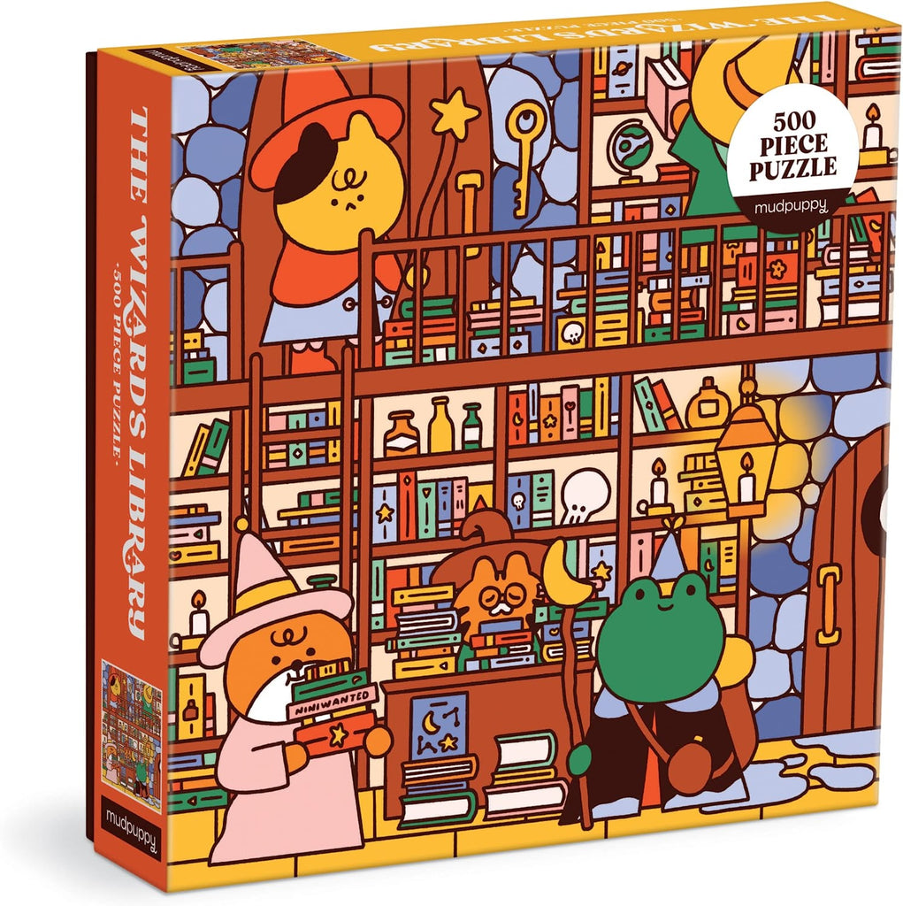 Puzzle The Wizard's Library 500 Piece Jigsaw Puzzle