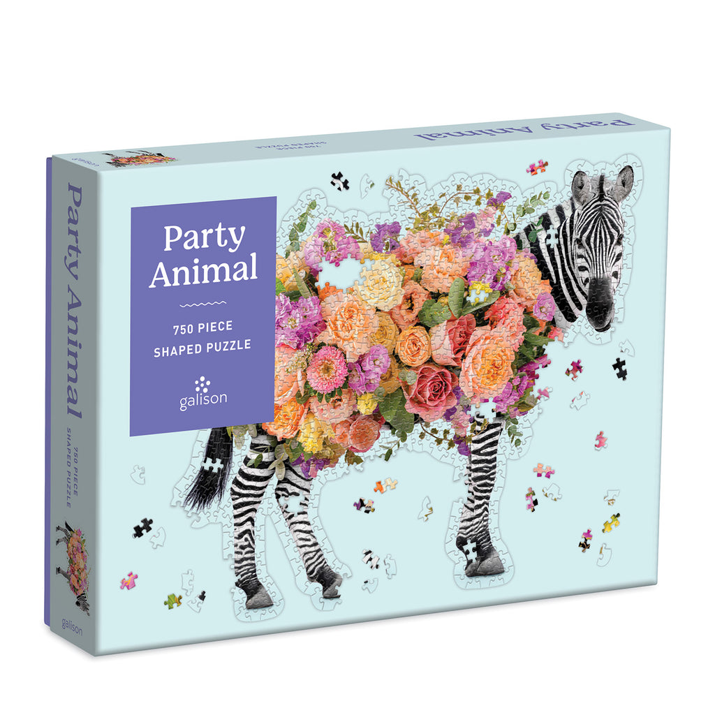 Puzzle Party Animal 750 Piece Shaped Puzzle