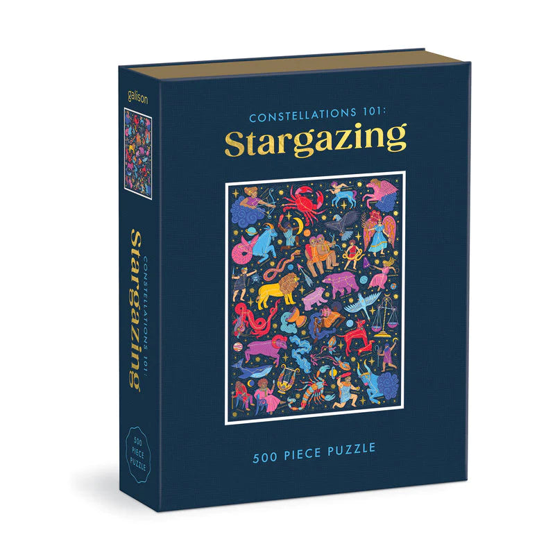 Puzzle Constellations 101 Stargazing 500 Piece Book Puzzle