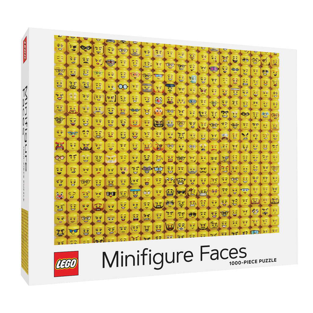 Puzzle LEGO Minifigure Faces 1000 Piece Jigsaw Puzzle