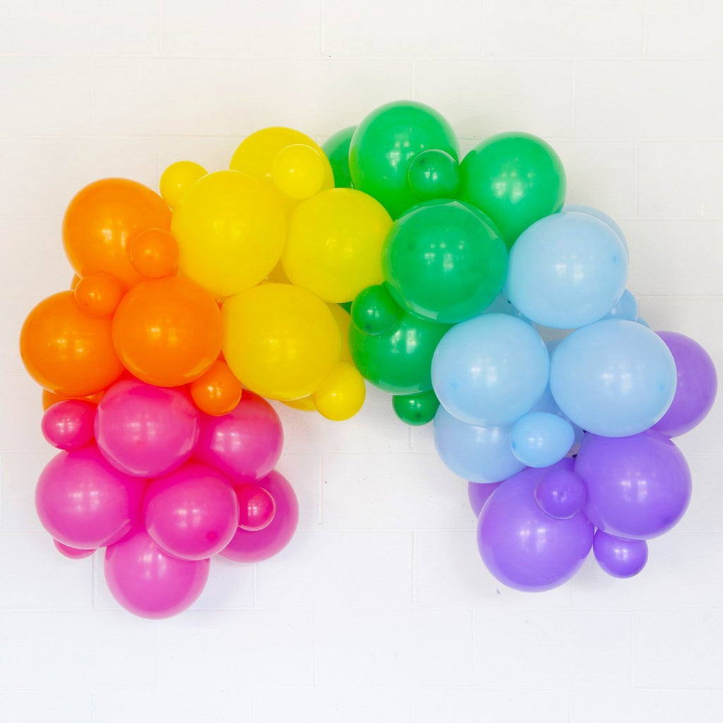 Rainbow Balloon Arch 60 Balloons