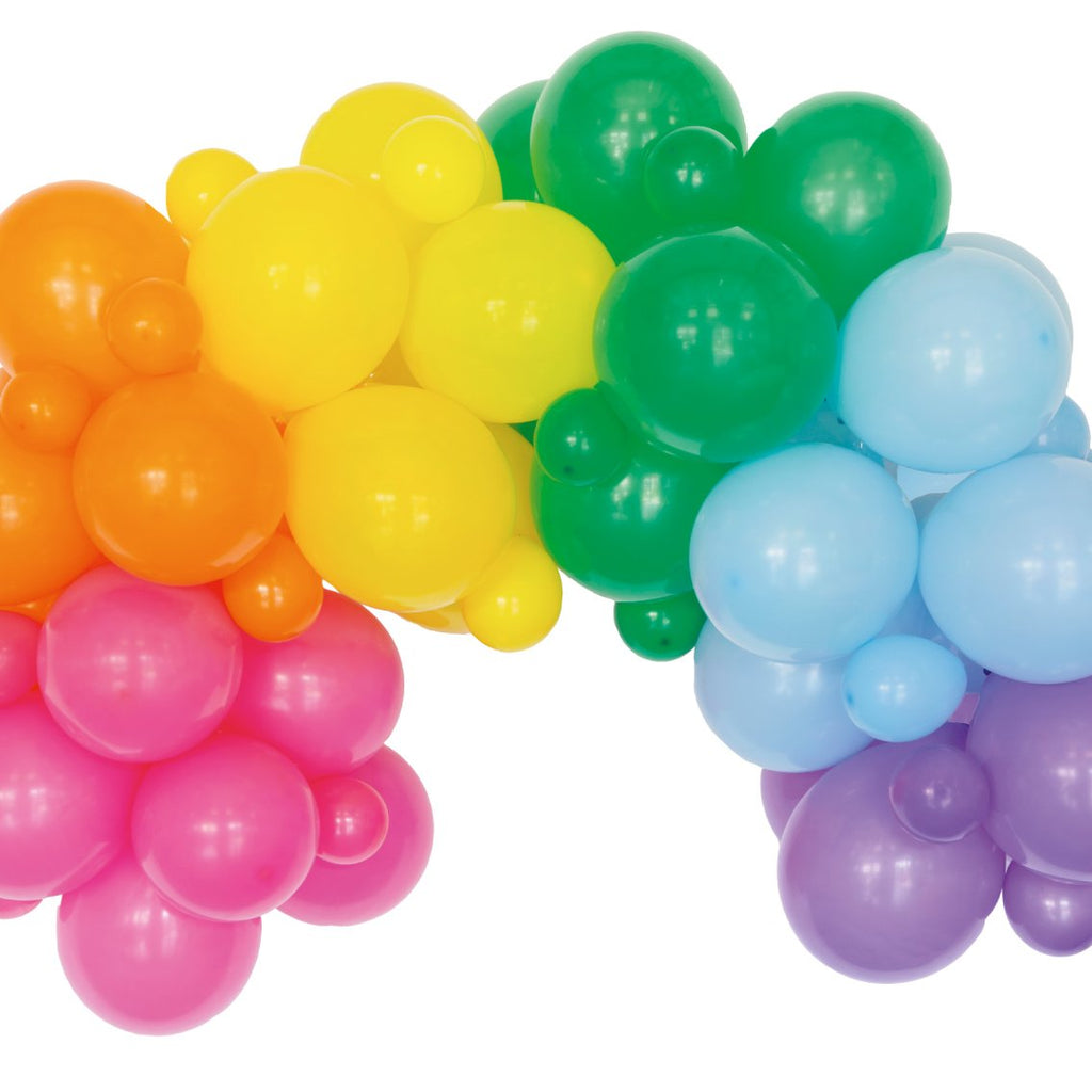 Rainbow Balloon Arch 60 Balloons