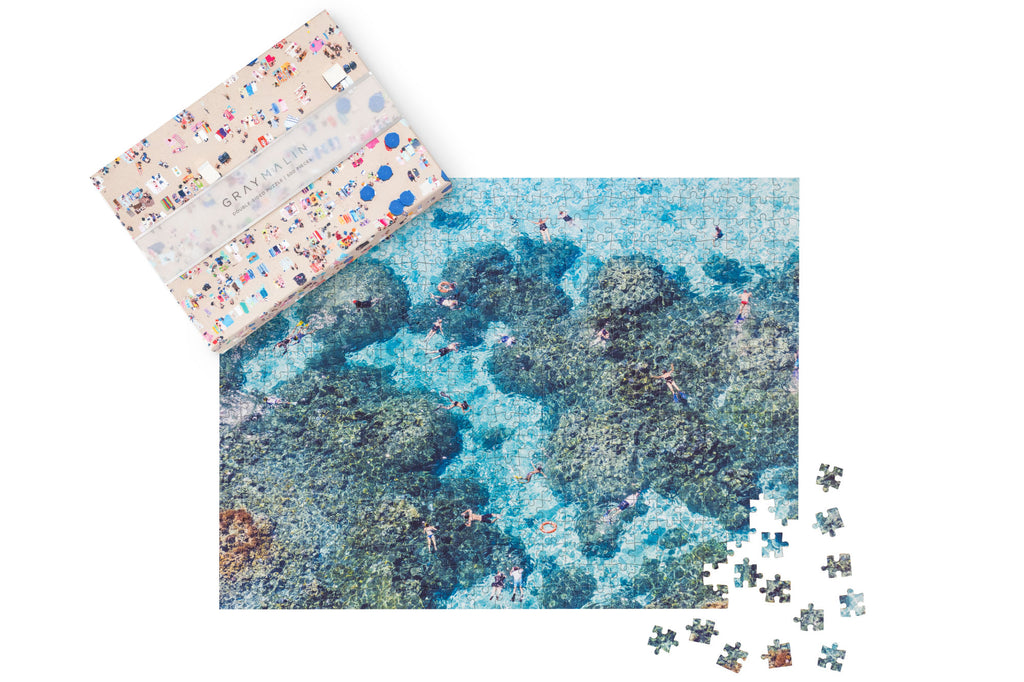 Puzzle Gray Malin The Beach Two Sided 500 Piece Puzzle
