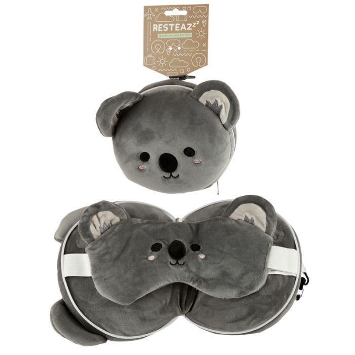 Pillow Plush Cutiemals Koala Round Travel Pillow