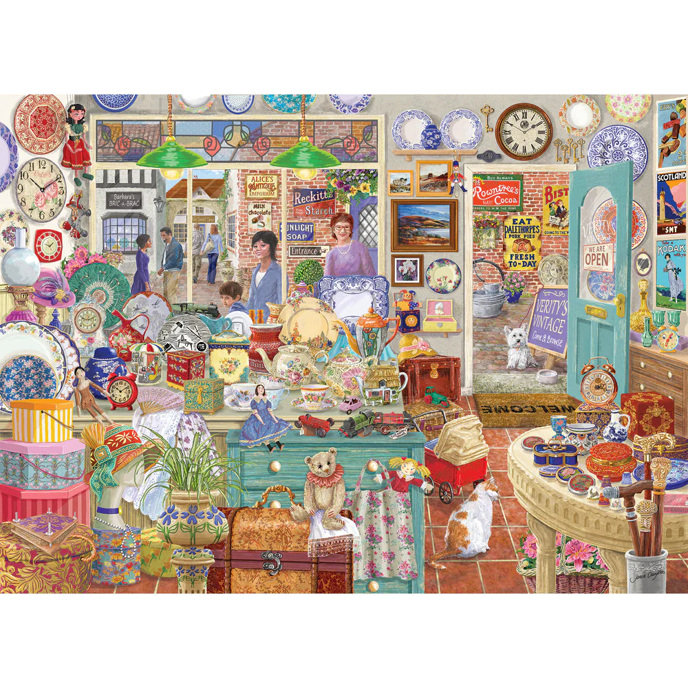 Puzzle Verity's Vintage Shop 1000 Piece Jigsaw Puzzle