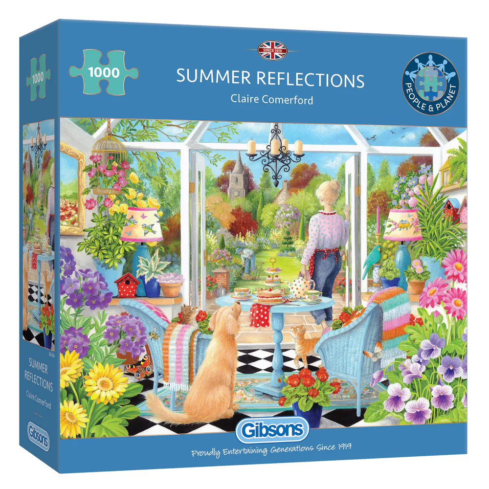 Puzzle Summer Reflections 1000 Piece Jigsaw Puzzle