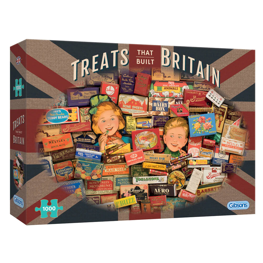 Puzzle Treats That Built Britain 1000 Piece Jigsaw Puzzle