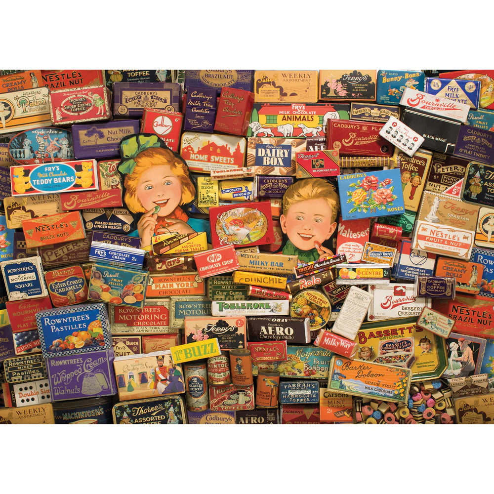 Puzzle Treats That Built Britain 1000 Piece Jigsaw Puzzle