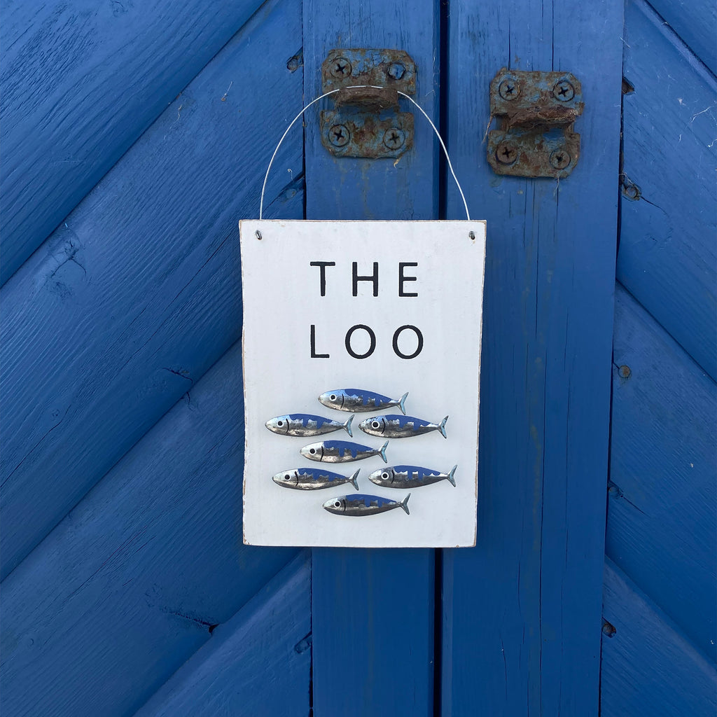 Tin Fish Loo Sign