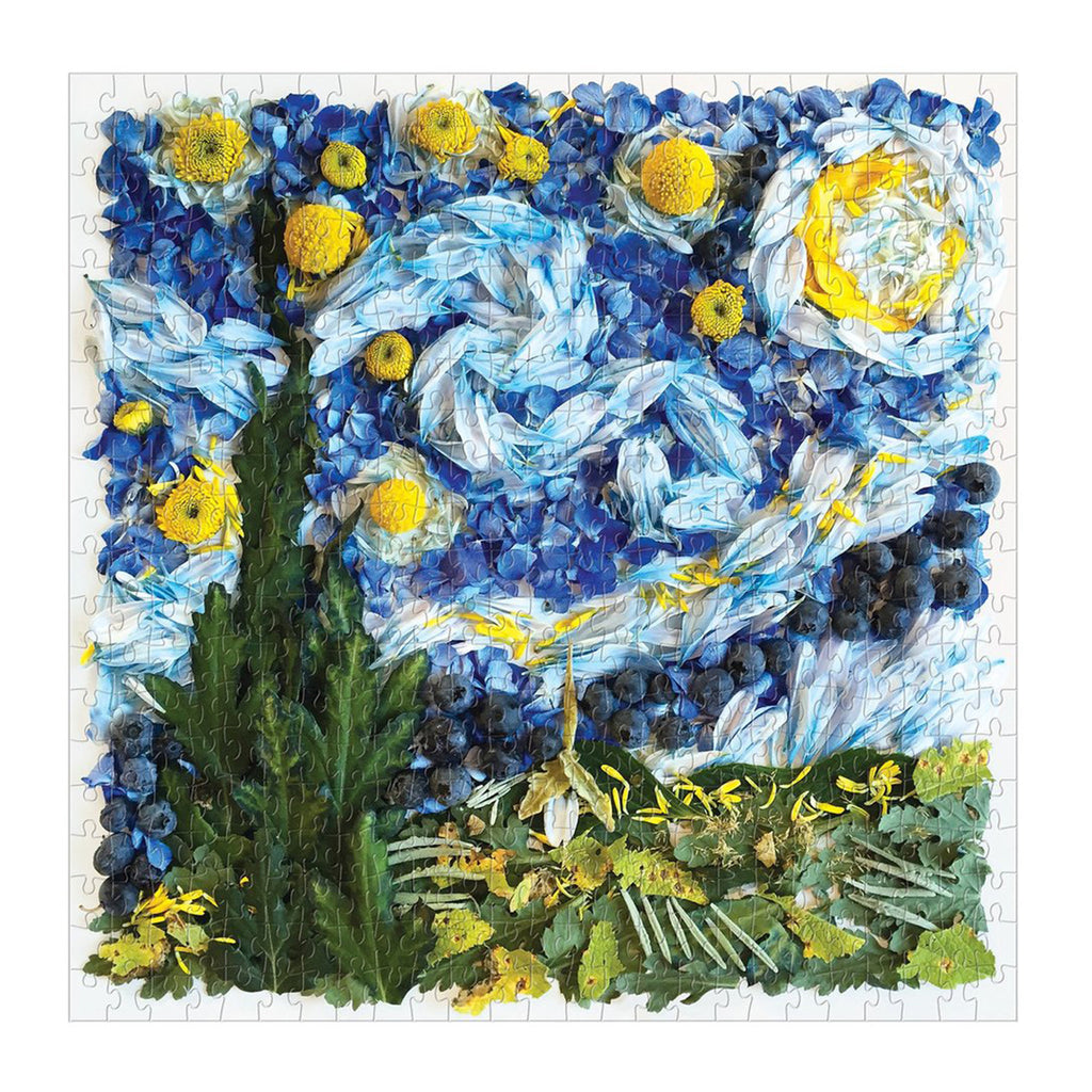 Puzzle Starry Night Petals 500 Piece Jigsaw Puzzle