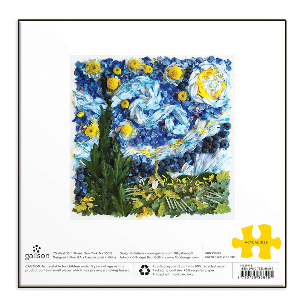 Puzzle Starry Night Petals 500 Piece Jigsaw Puzzle