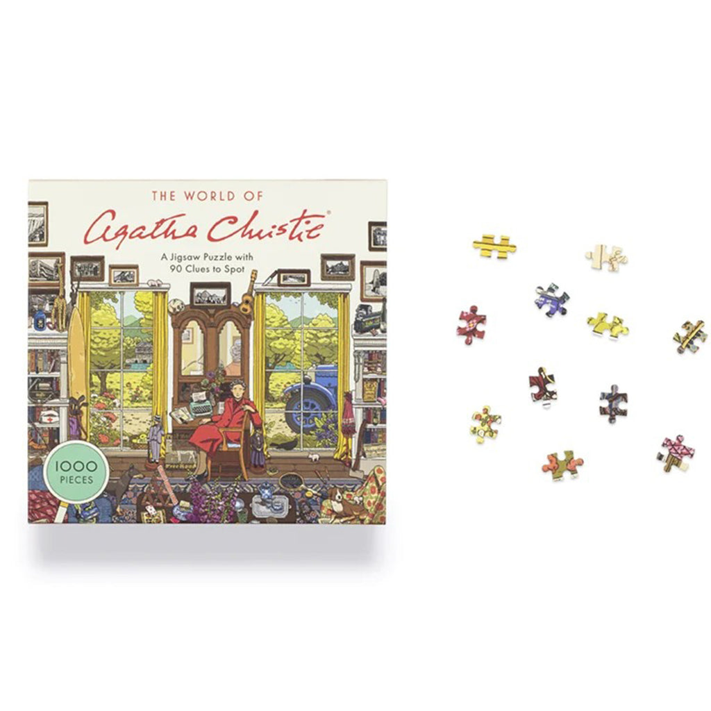 Puzzle The World of Agatha Christie 1000 Piece Jigsaw Puzzle