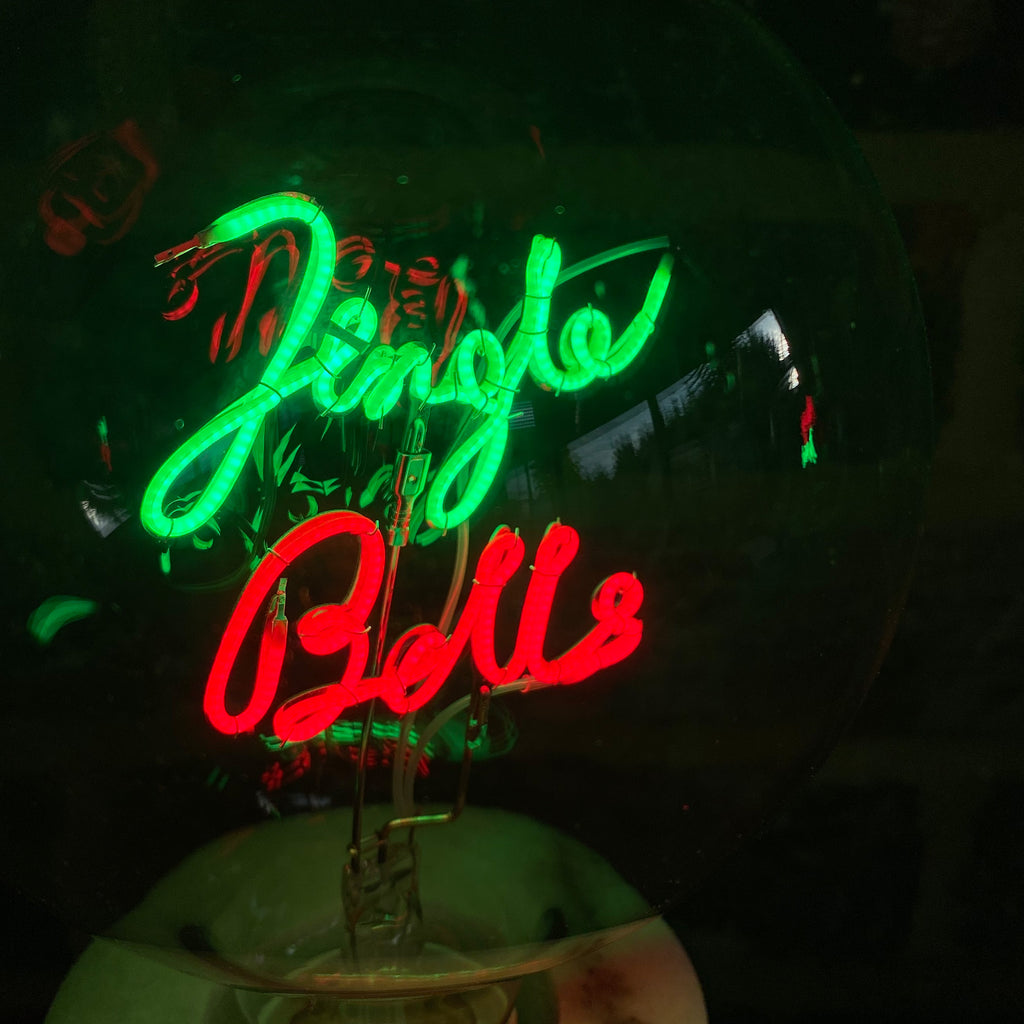 Led Filament Text Bulb - Jingle Bells Screw Down