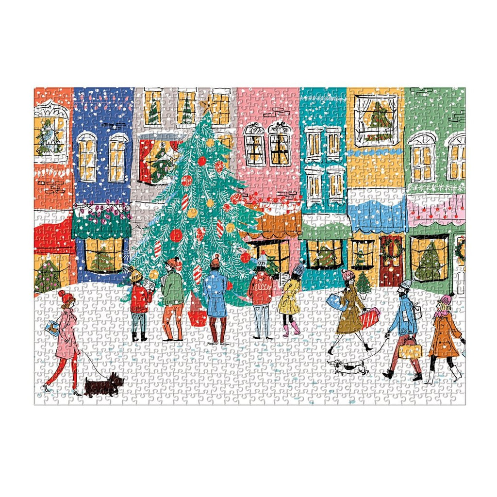 Puzzle Christmas Carolers 1000 Piece Galison Jigsaw Puzzle