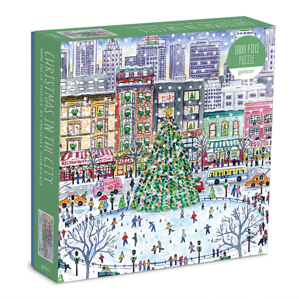 Puzzle Michael Storrings Christmas In The City 1000 Piece Jigsaw Puzzle