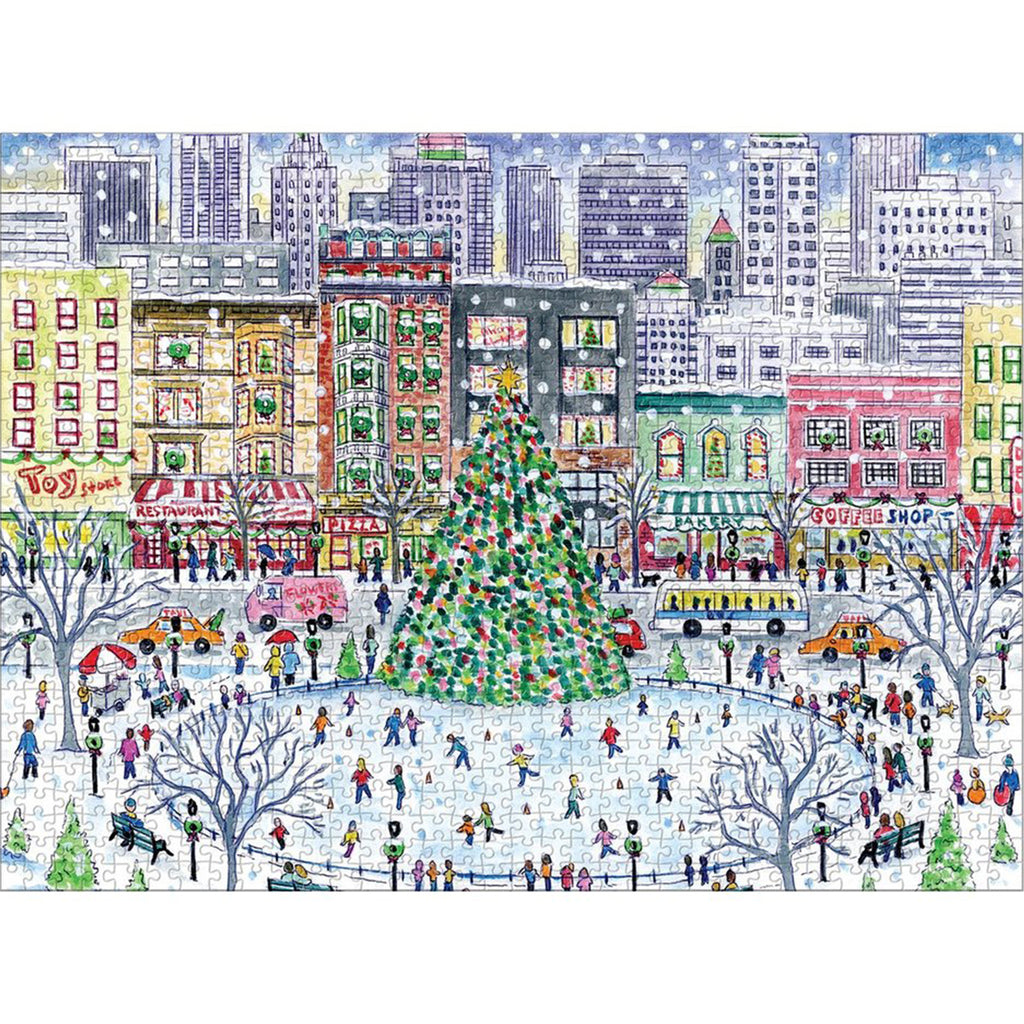 Puzzle Michael Storrings Christmas In The City 1000 Piece Jigsaw Puzzle