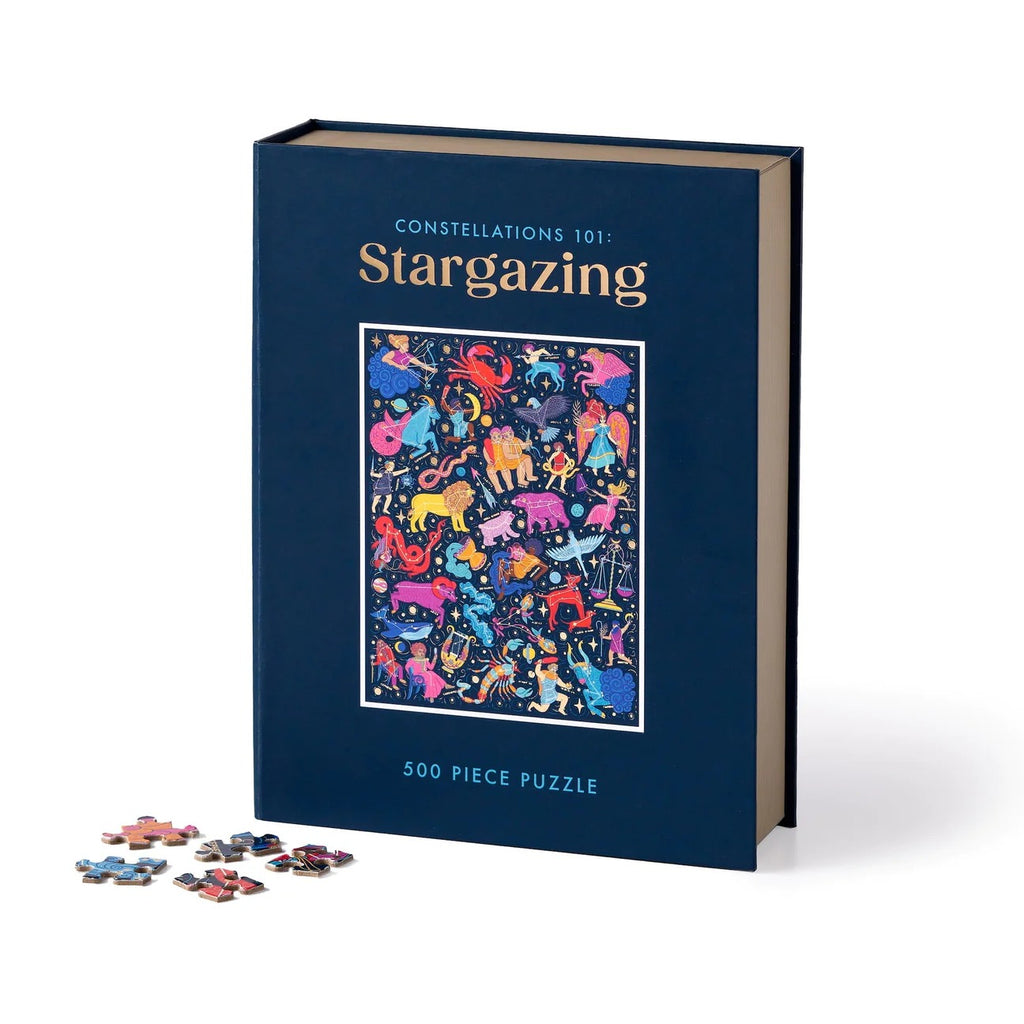 Puzzle Constellations 101 Stargazing 500 Piece Book Puzzle