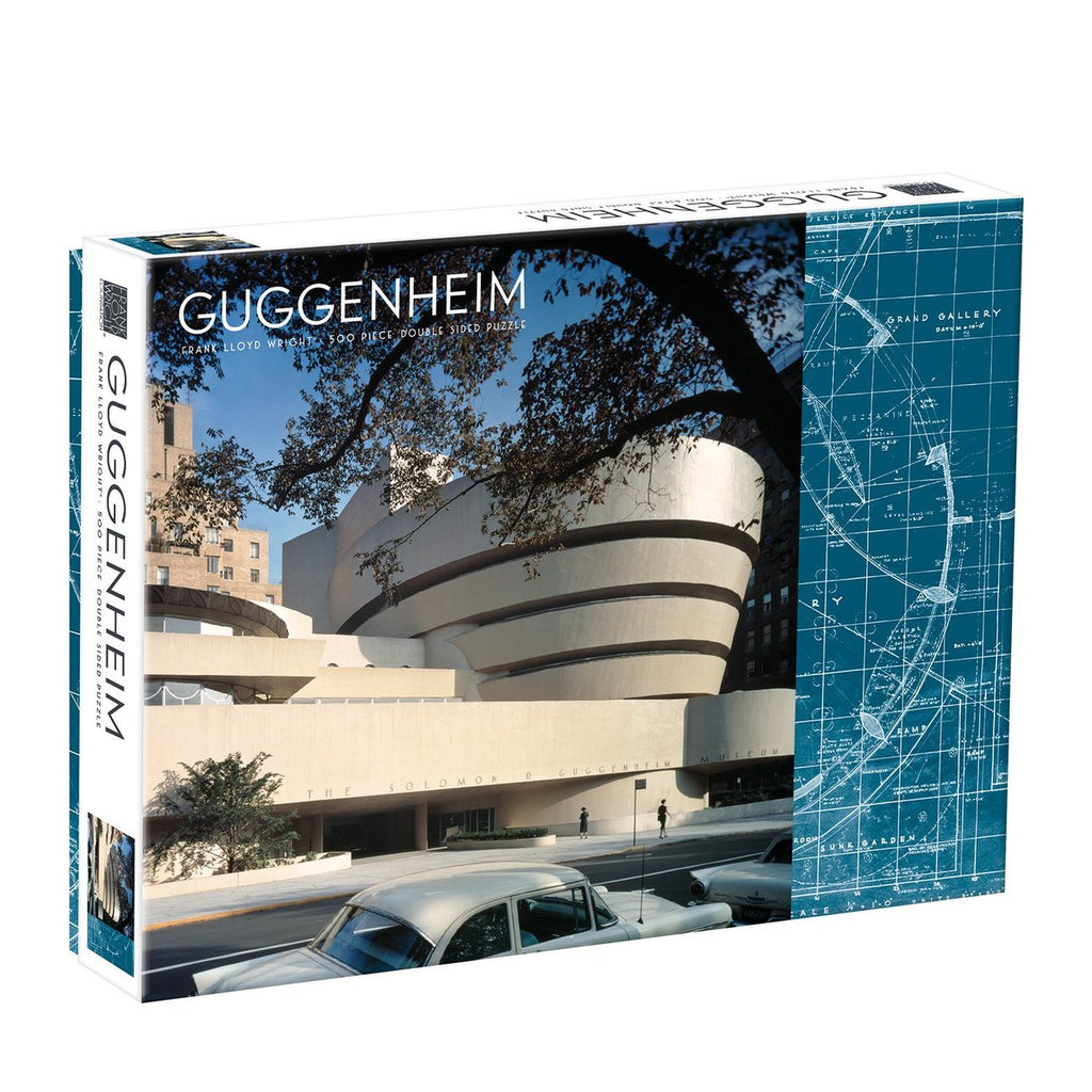 Puzzle Frank Lloyd Wright's Guggenheim 500 Double Sided Piece Jigsaw Puzzle
