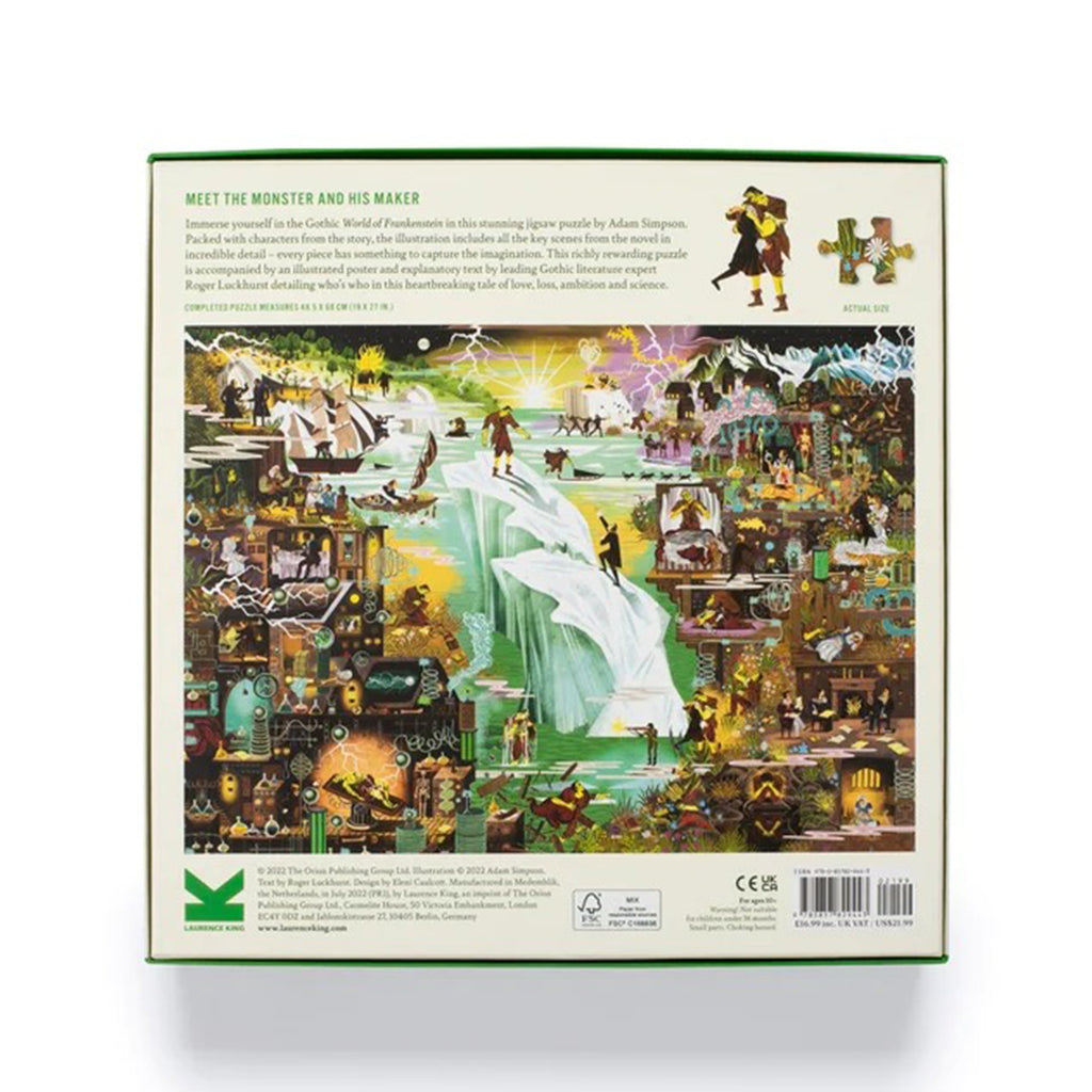 Puzzle The World Of Frankenstein 1000 Piece Jigsaw Puzzle