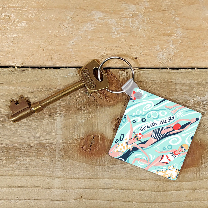 Key Ring - Go With The Flo