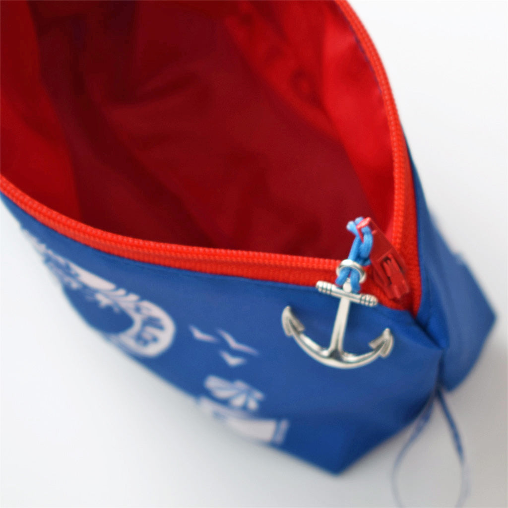 Cosmetic Bag - Hello Sailor Small Zip Bag