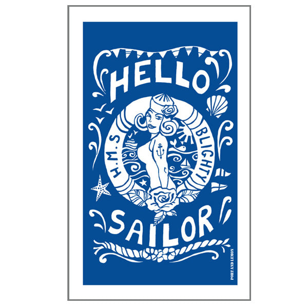 Tea Towel - Hello Sailor