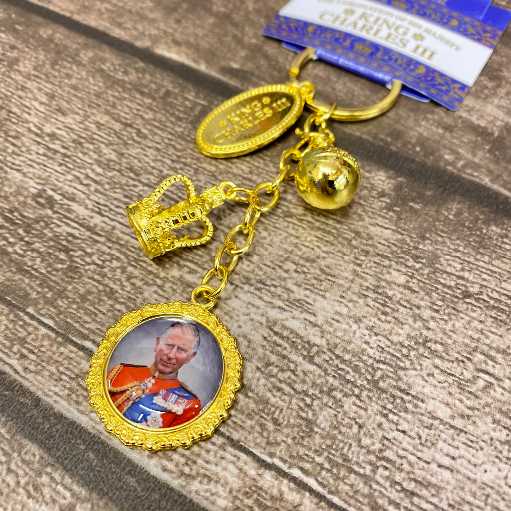 King Charles III Coronation Charm Keyring
