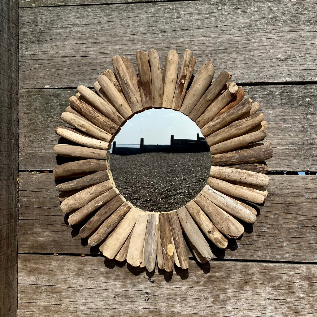 Mirror Driftwood Mirror Round