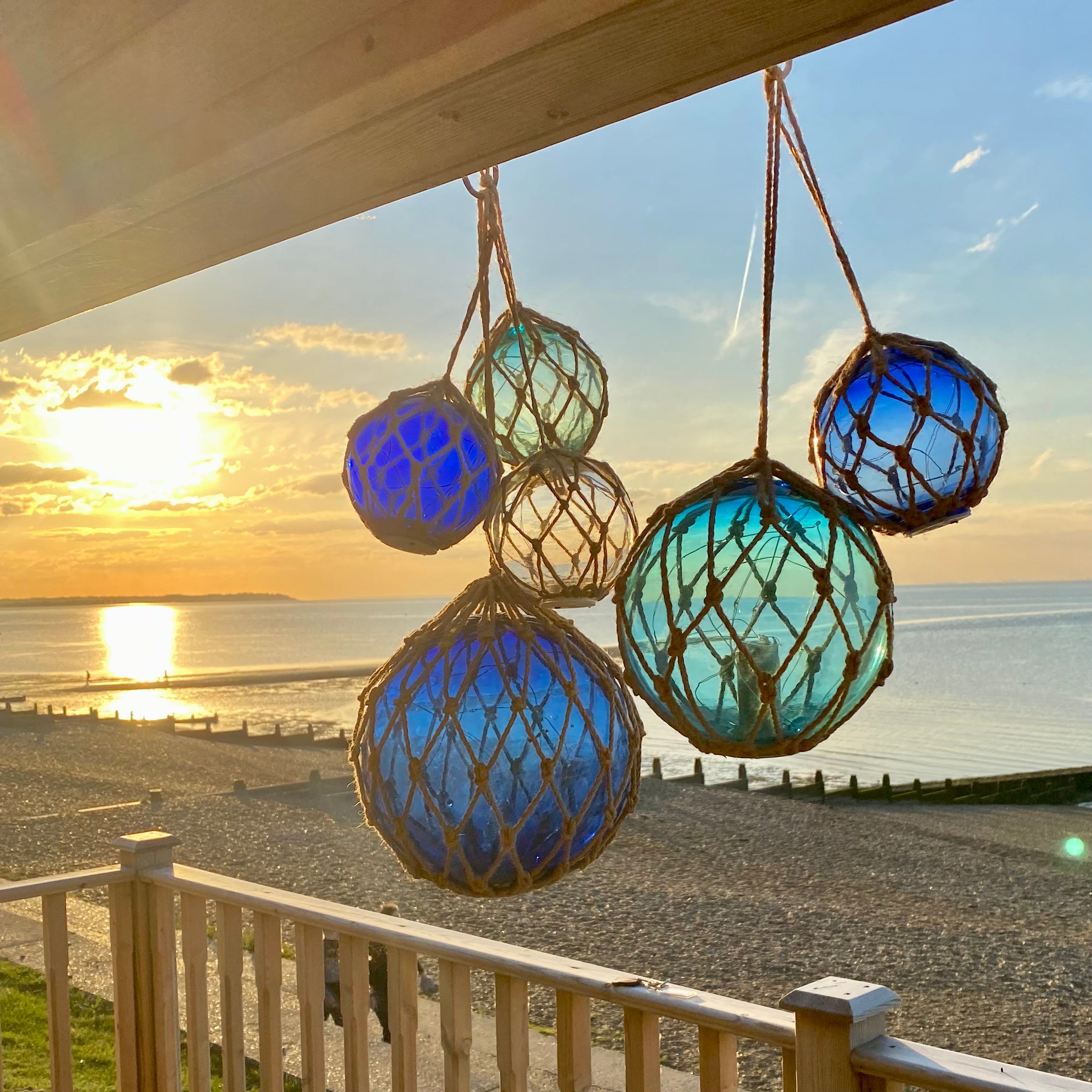 Glass Buoy ~ Fishing Floats ~ Nautical Style ~ Home Decor