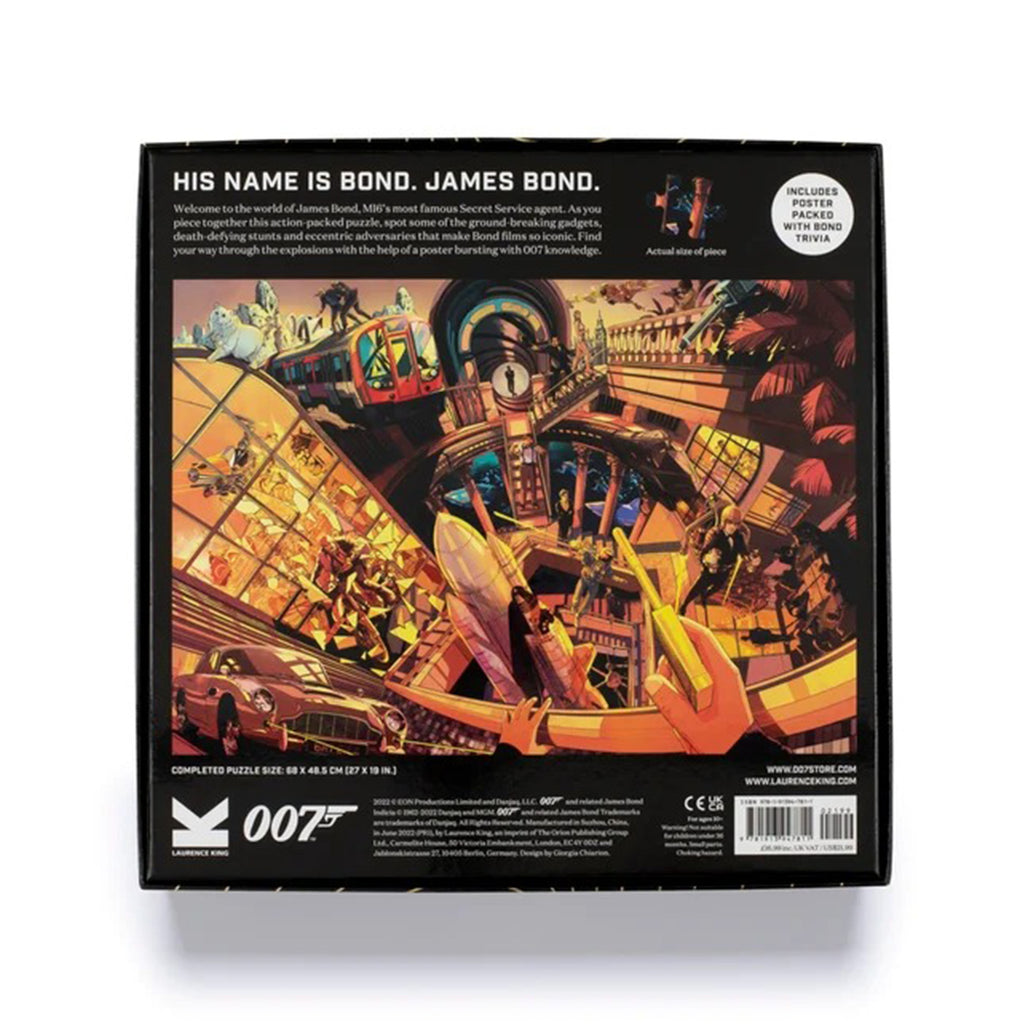 Puzzle The World Of James Bond 1000 Piece Jigsaw Puzzle