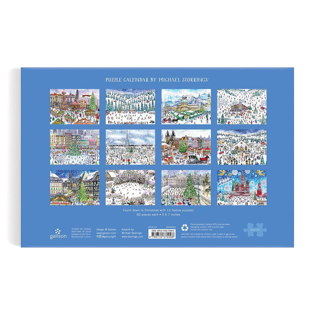 Puzzle Michael Storrings 12 Days of Christmas Advent Puzzle Calendar