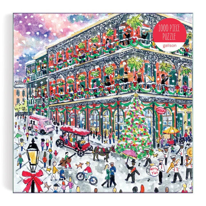 Puzzle Michael Storrings Christmas In New Orleans  1000 Piece Jigsaw Puzzle