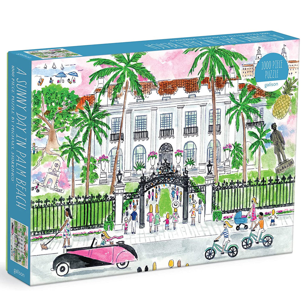 Puzzle Michael Storrings: A Sunny Day in Palm Beach - 1000 Piece Puzzle