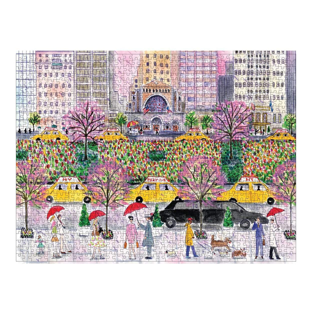 Puzzle Michael Storrings Spring On Park Avenue 1000 Piece Jigsaw Puzzle