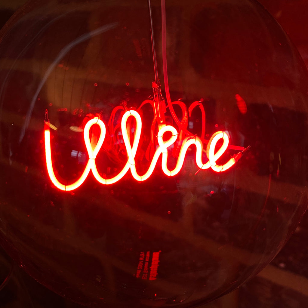 Led Filament Text Bulb - Red Wine Screw Up