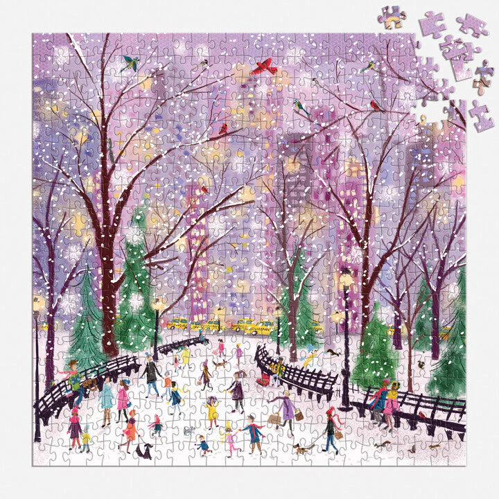 Puzzle Snowy Night 500 Piece Jigsaw Puzzle