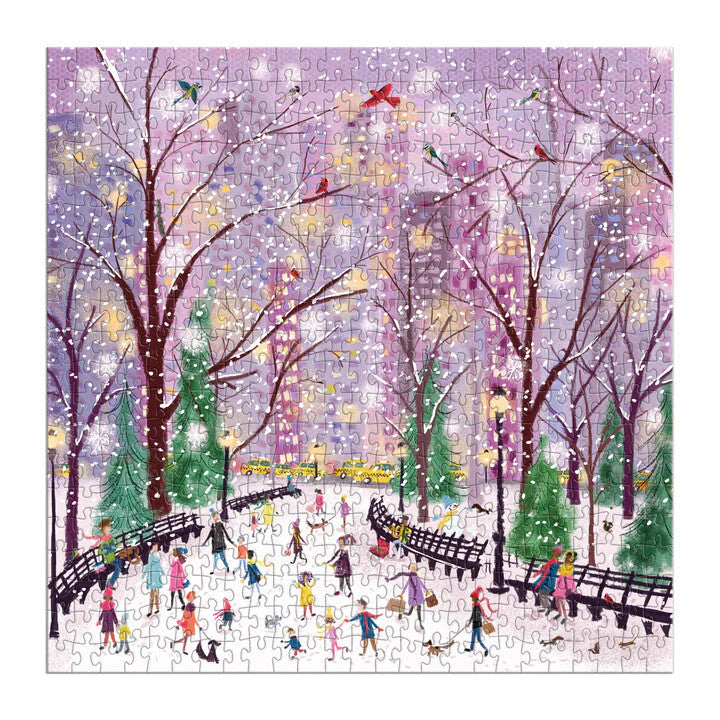 Puzzle Snowy Night 500 Piece Jigsaw Puzzle