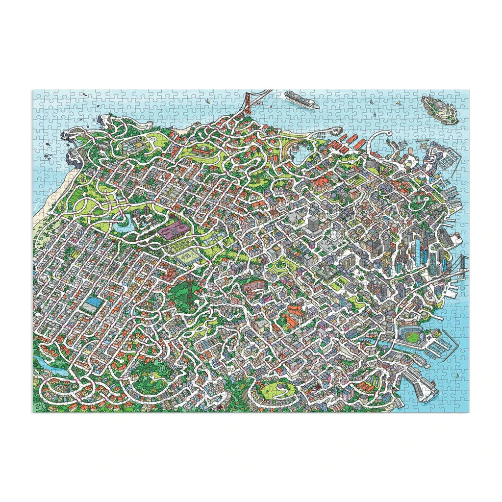Puzzle The City By The Bay 1000 Piece Jigsaw Puzzle