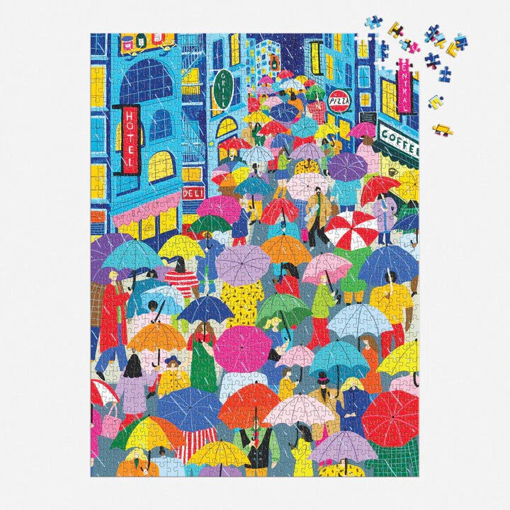 Puzzle Umbrella Lane 1000 Piece Jigsaw Puzzle